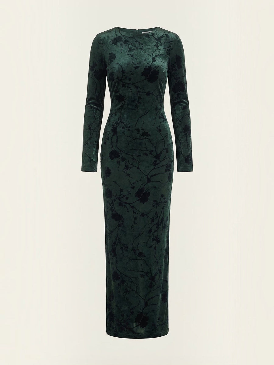 Colleen Long Sleeve Floral Maxi Dress