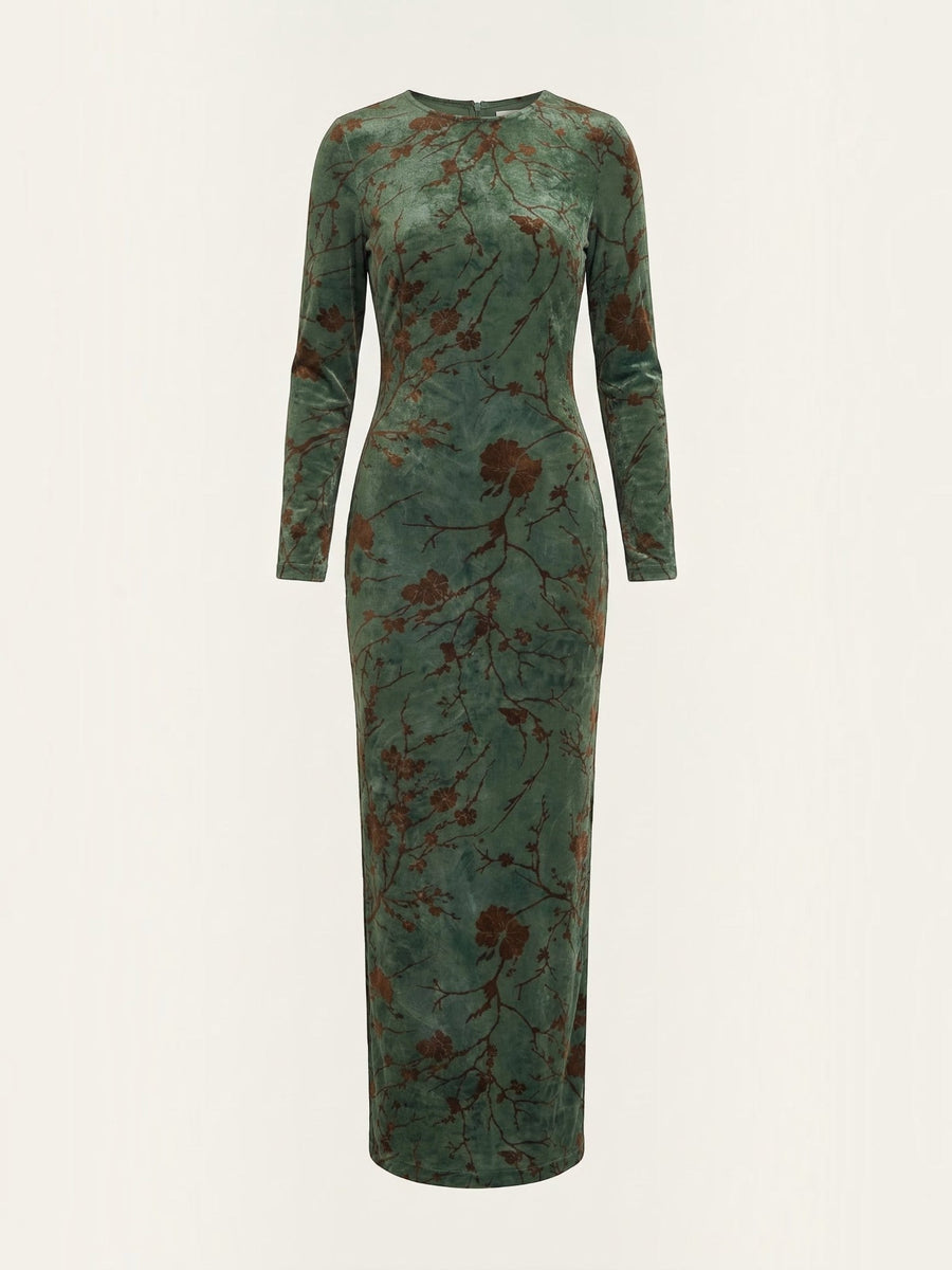 Colleen Long Sleeve Floral Maxi Dress