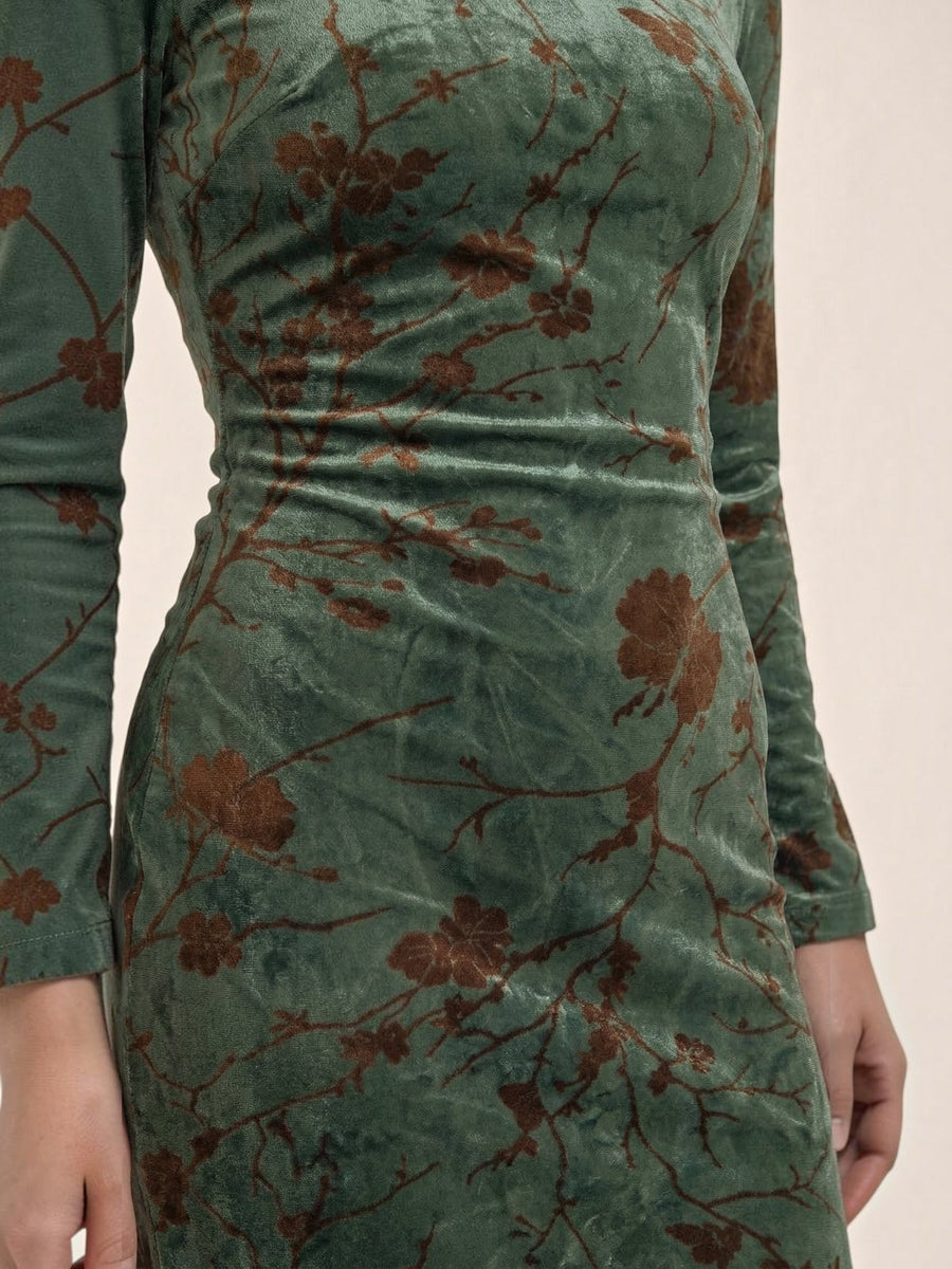 Colleen Long Sleeve Floral Maxi Dress