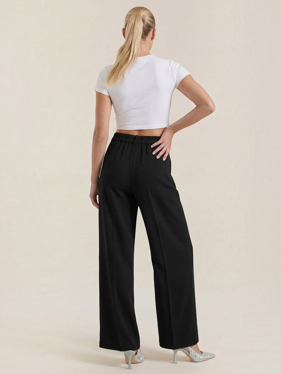 Rebecca Pleated High Waisted Wide Leg Pants