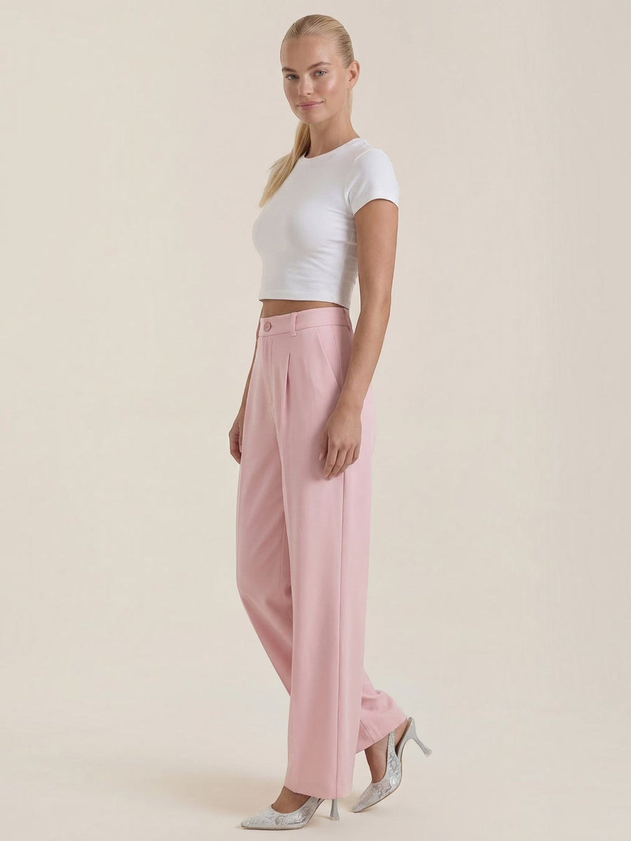 Rebecca Pleated High Waisted Wide Leg Pants