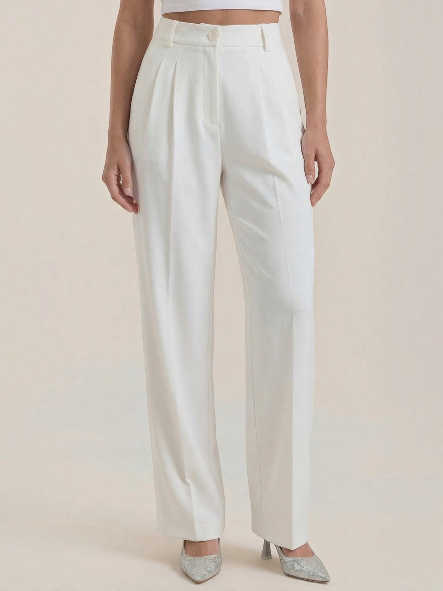 Rebecca Pleated High Waisted Wide Leg Pants