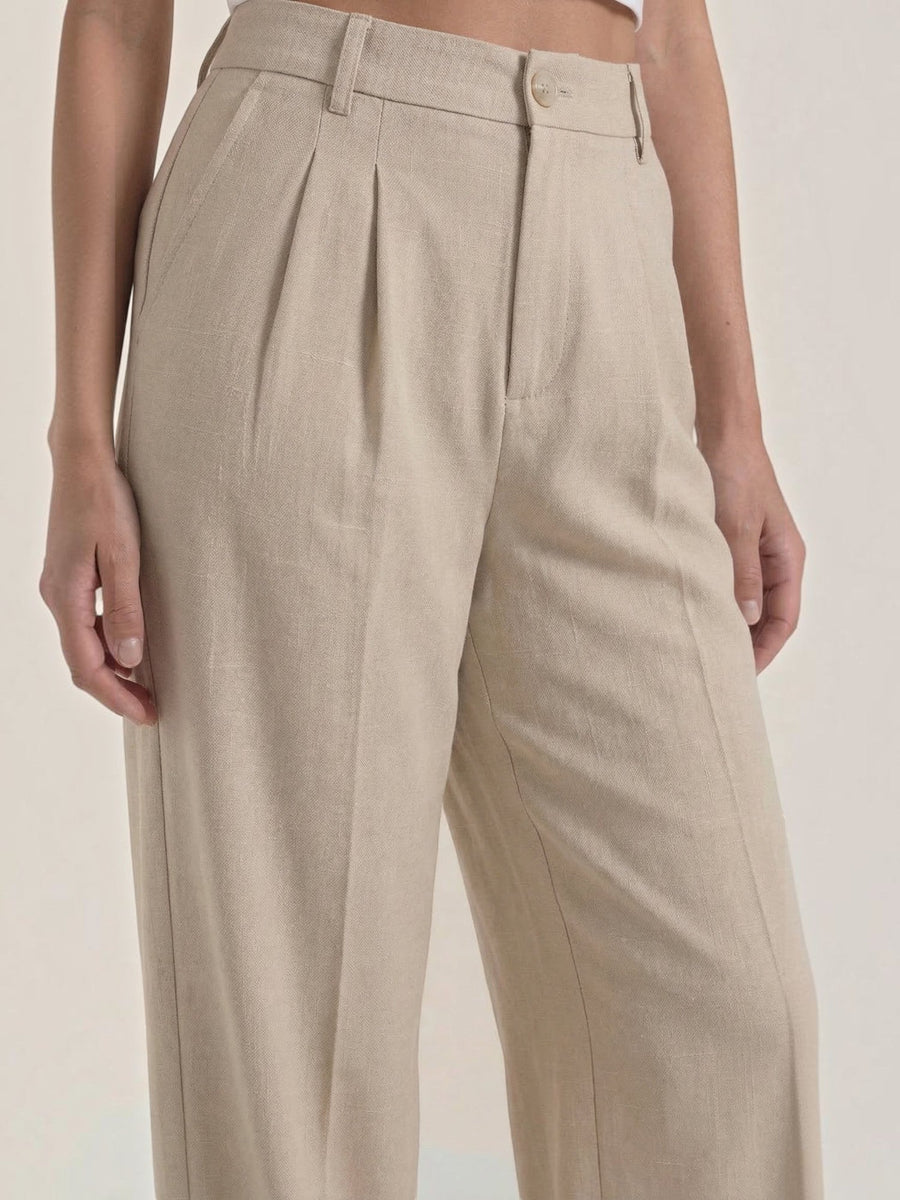 Rebecca Pleated High Waisted Wide Leg Pants