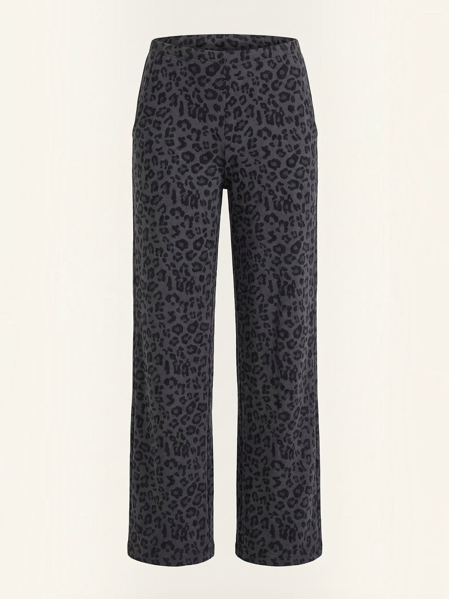 Cleo Leopard Print Wide Leg Pants