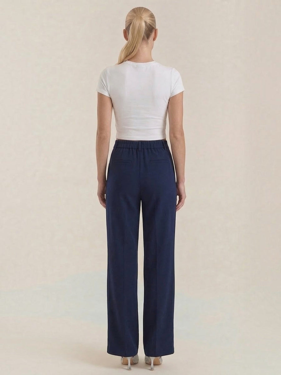 Rebecca Pleated High Waisted Wide Leg Pants