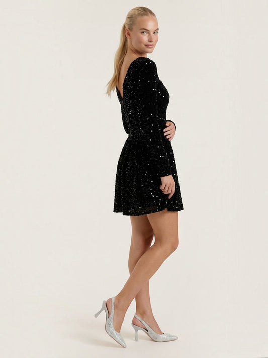 Callie Sequin Party Mini Dress