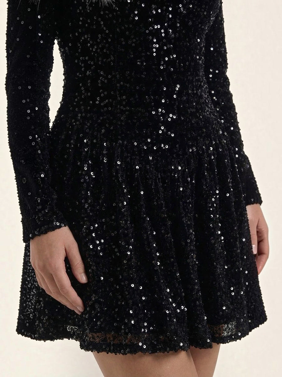 Callie Sequin Party Mini Dress