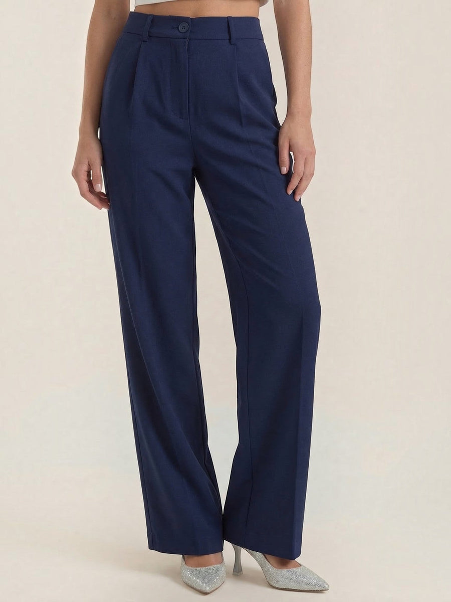 Rebecca Pleated High Waisted Wide Leg Pants