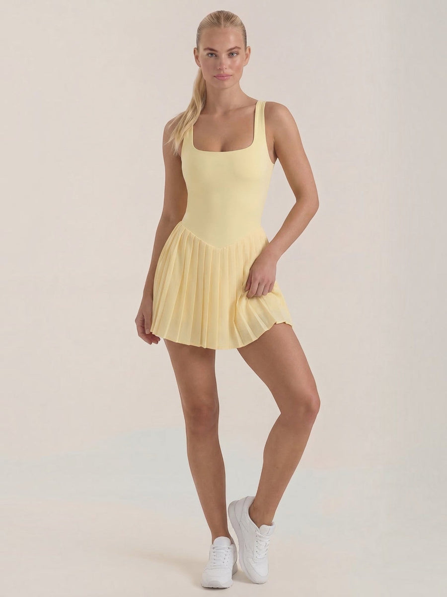 Deirdre Pleated Skirt Tennis Mini Dress