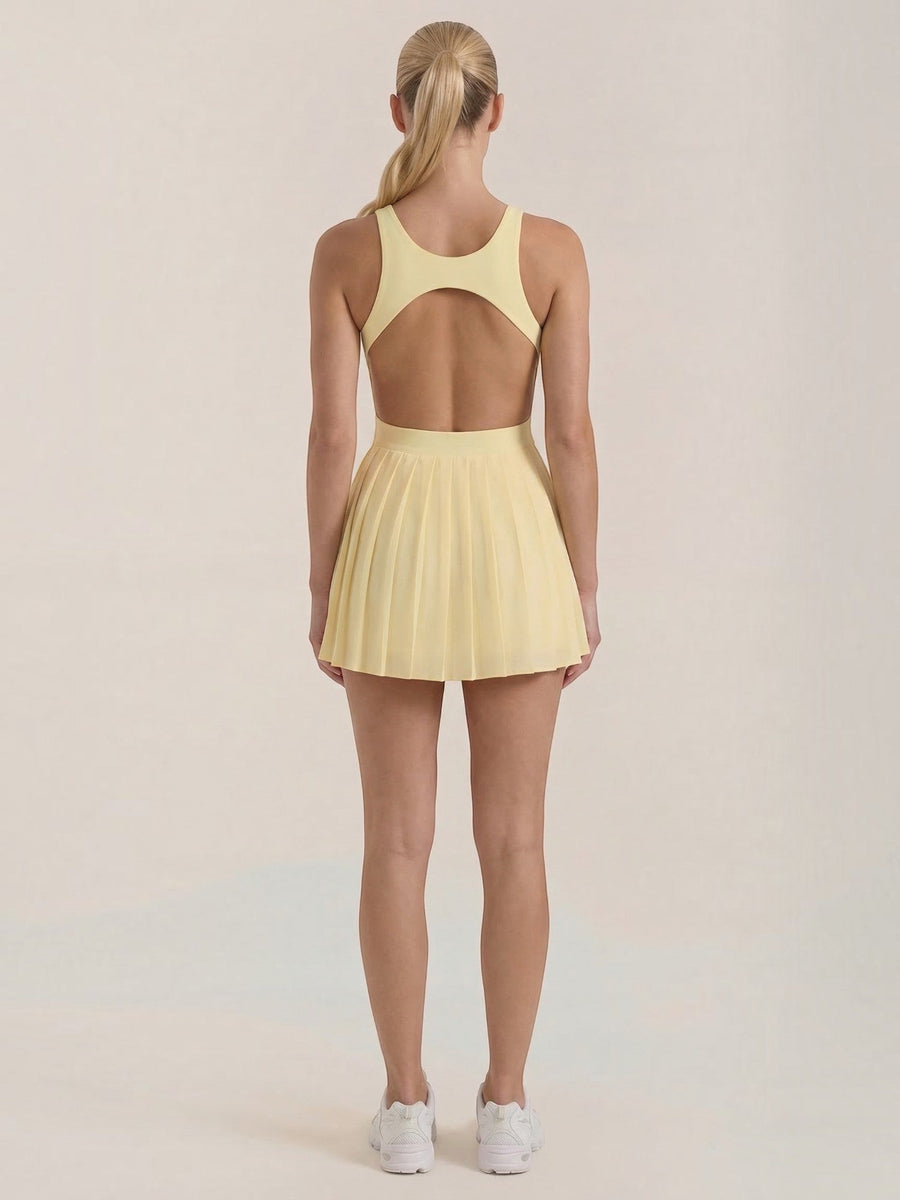 Deirdre Pleated Skirt Tennis Mini Dress