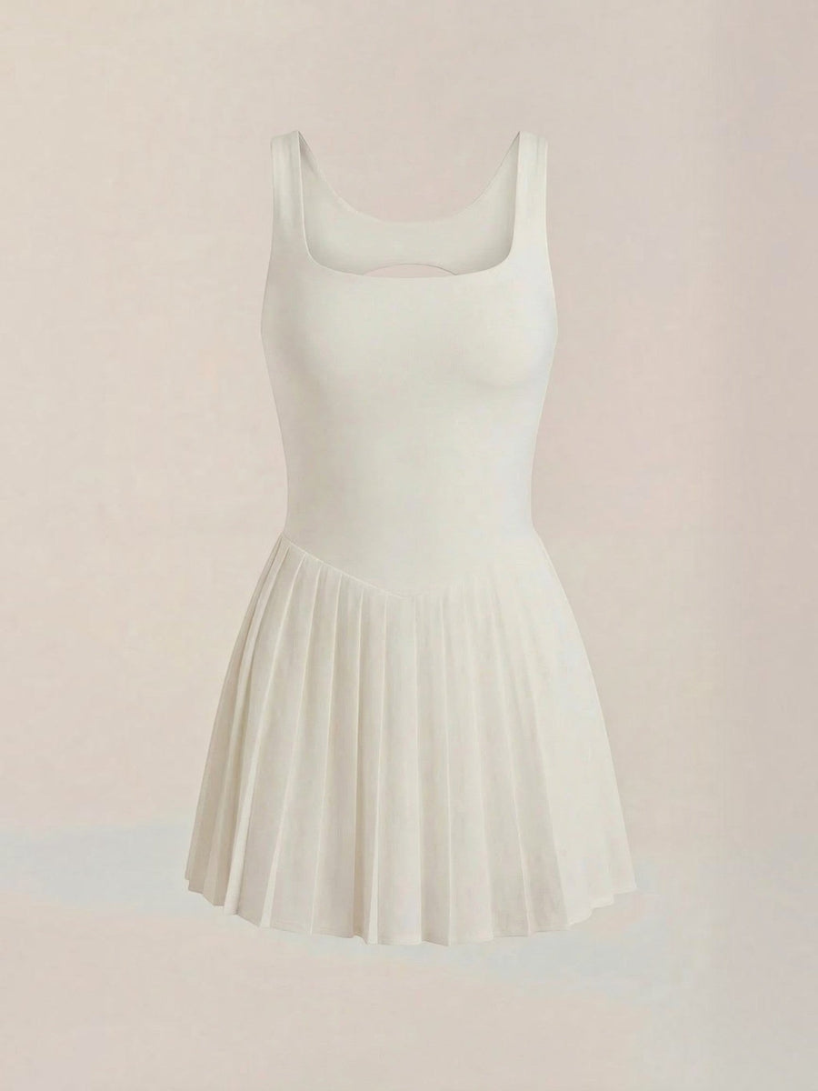 Deirdre Pleated Skirt Tennis Mini Dress