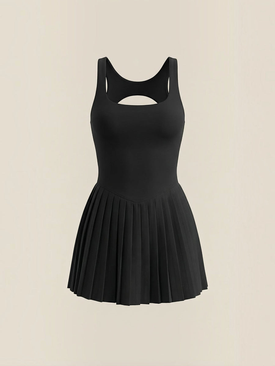 Deirdre Pleated Skirt Tennis Mini Dress