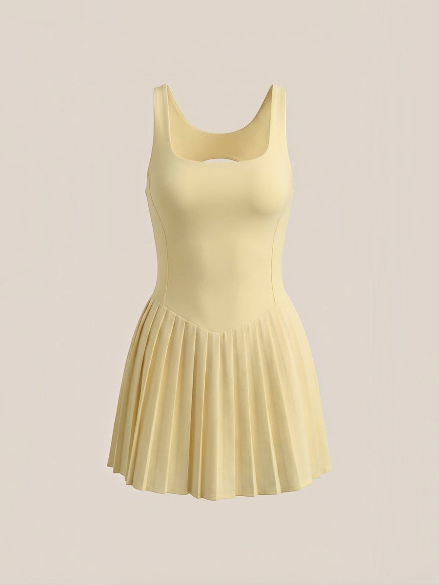 Deirdre Pleated Skirt Tennis Mini Dress