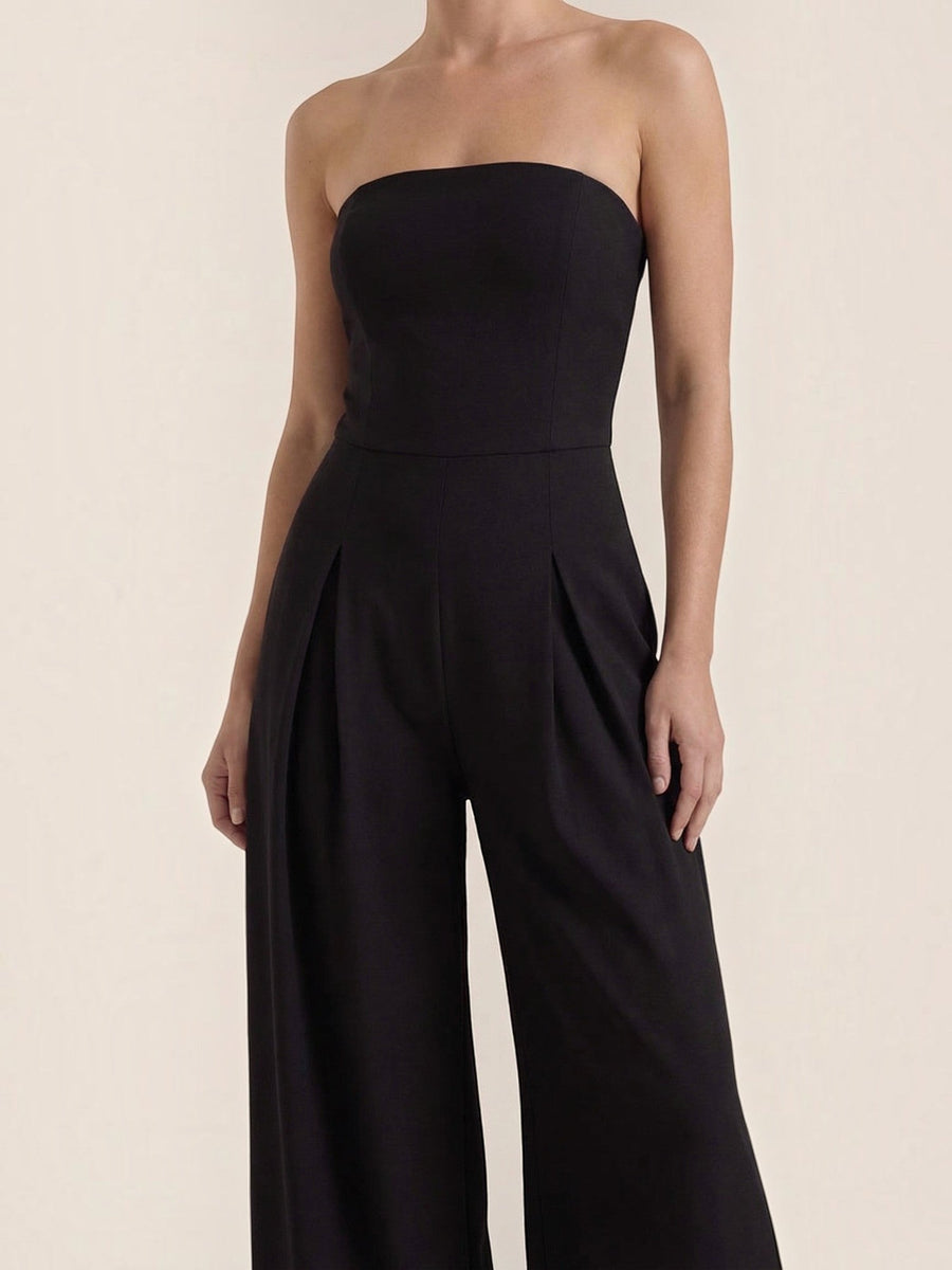 Eliza Strapless Wide Leg Jumpsuit