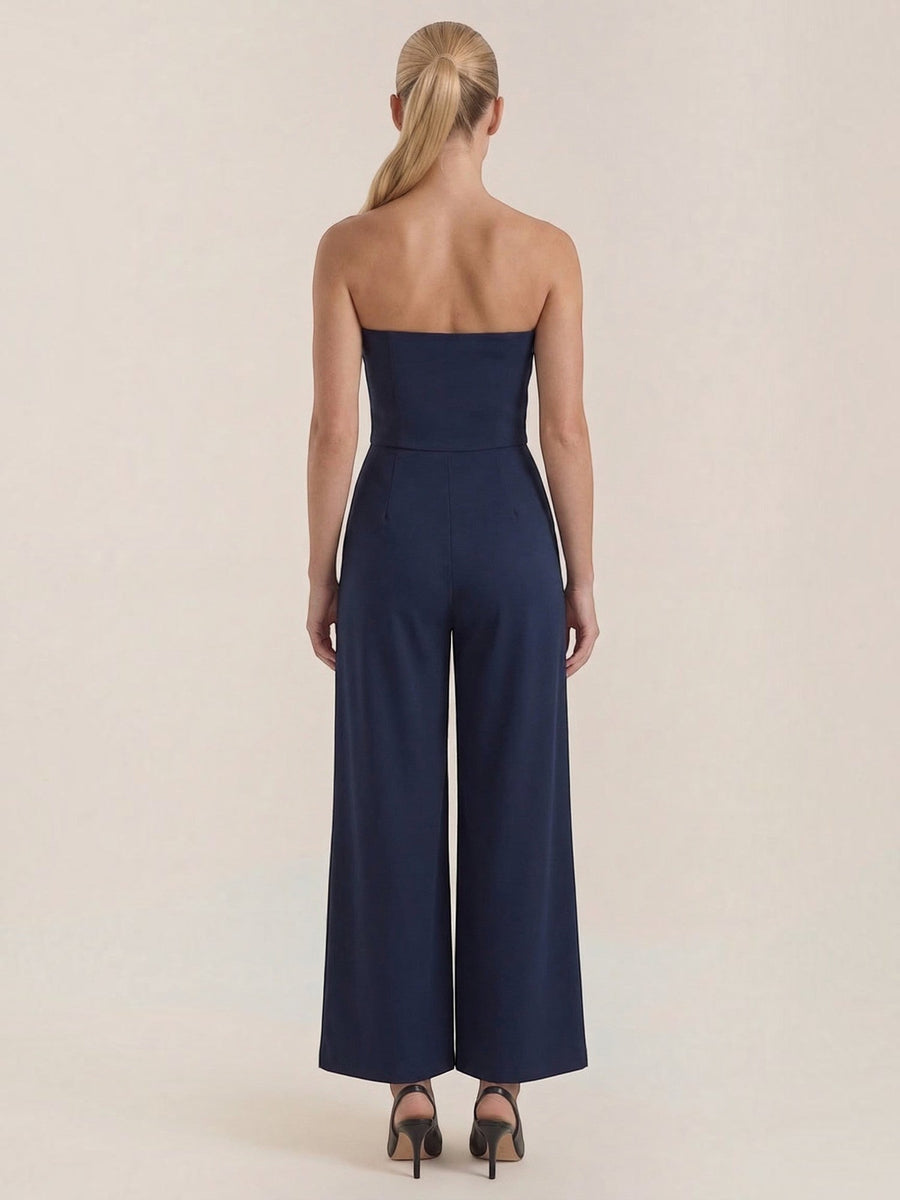 Eliza Strapless Wide Leg Jumpsuit