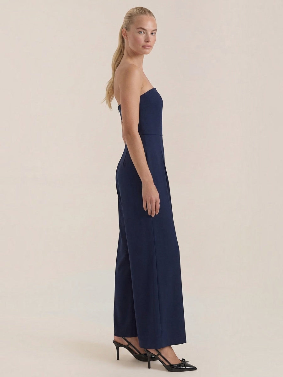 Eliza Strapless Wide Leg Jumpsuit