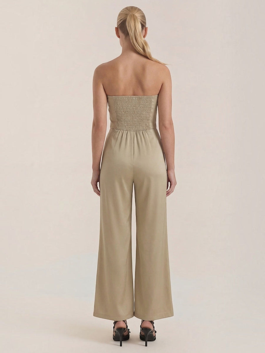 Eliza Strapless Wide Leg Jumpsuit