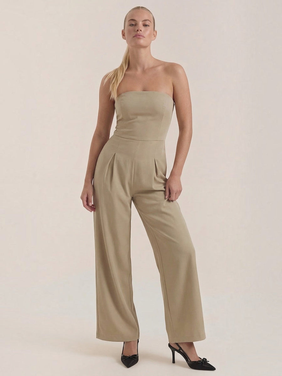 Eliza Strapless Wide Leg Jumpsuit