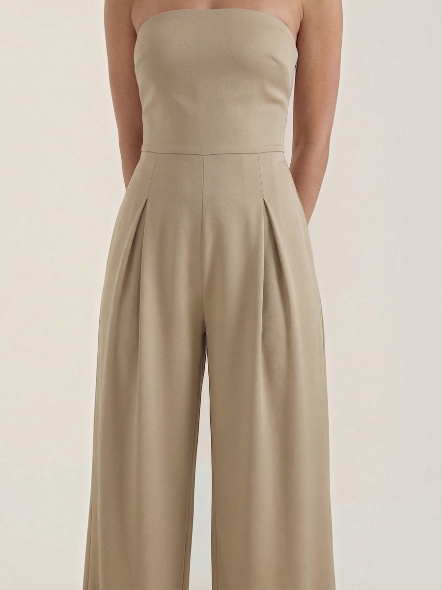 Eliza Strapless Wide Leg Jumpsuit