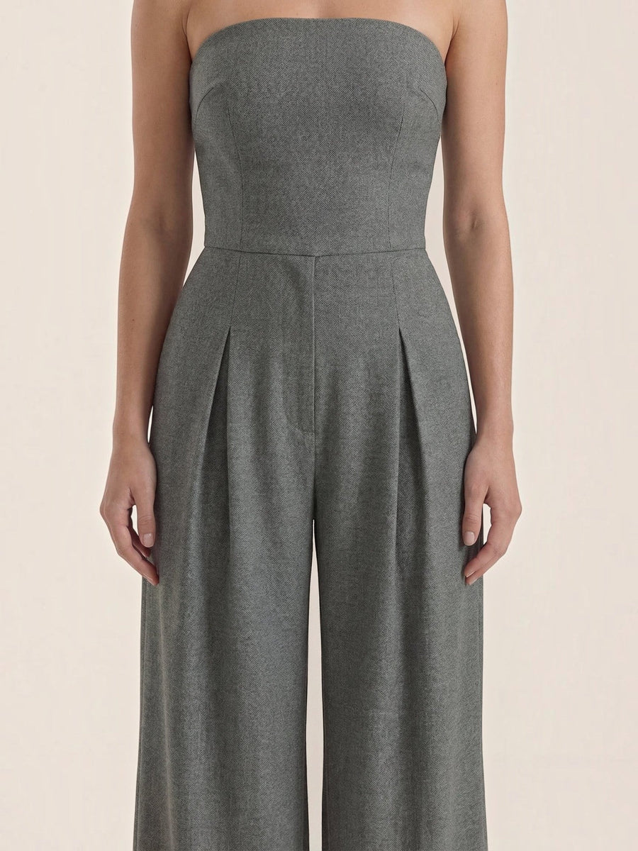 Eliza Strapless Wide Leg Jumpsuit