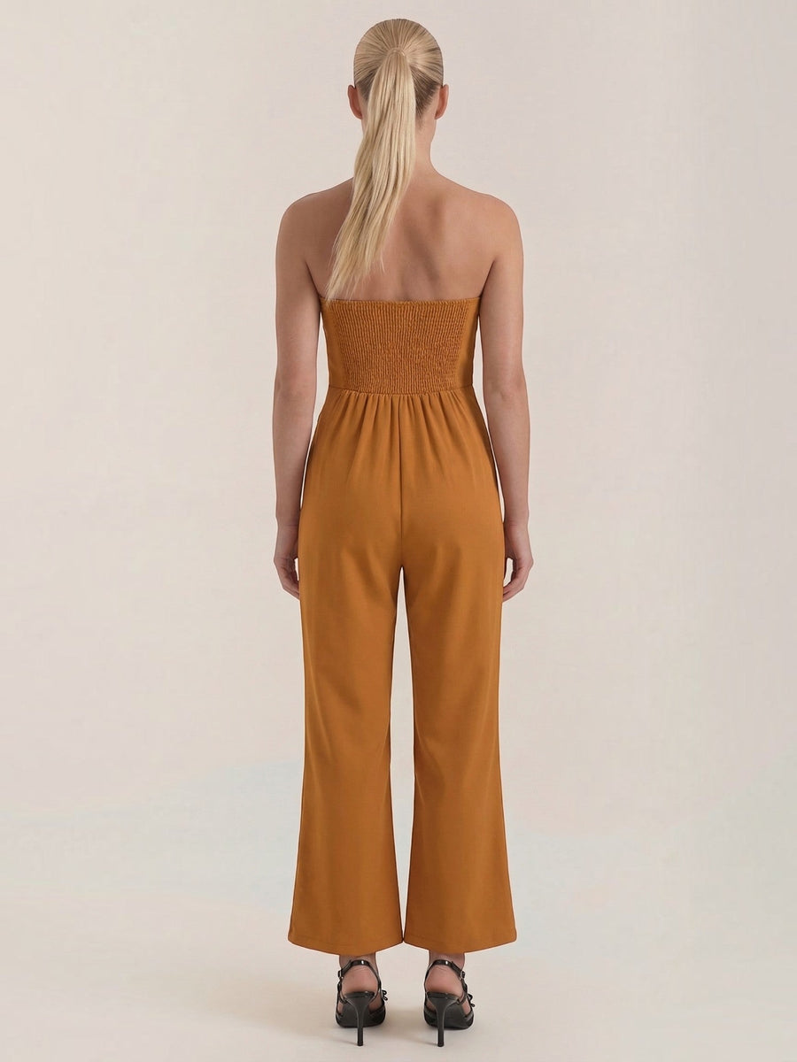 Eliza Strapless Wide Leg Jumpsuit