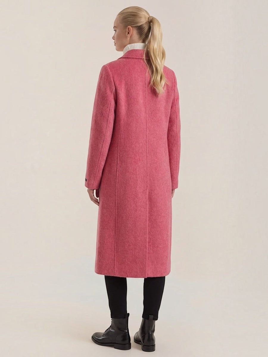 Lucille Wool Double Breasted Long Coat