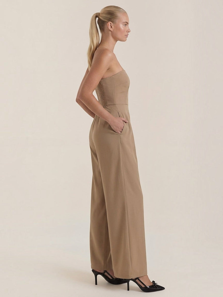 Eliza Strapless Wide Leg Jumpsuit