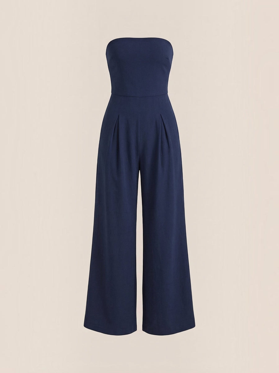 Eliza Strapless Wide Leg Jumpsuit