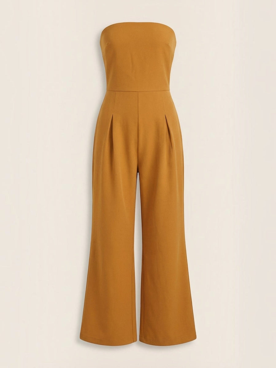 Eliza Strapless Wide Leg Jumpsuit