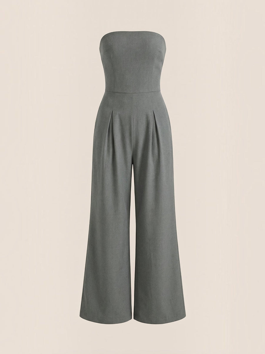 Eliza Strapless Wide Leg Jumpsuit