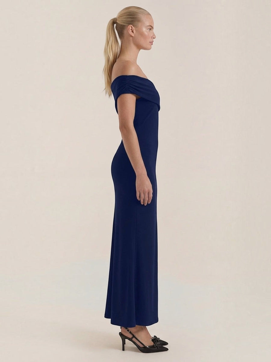 Candice One Shoulder Fitted Maxi Dress