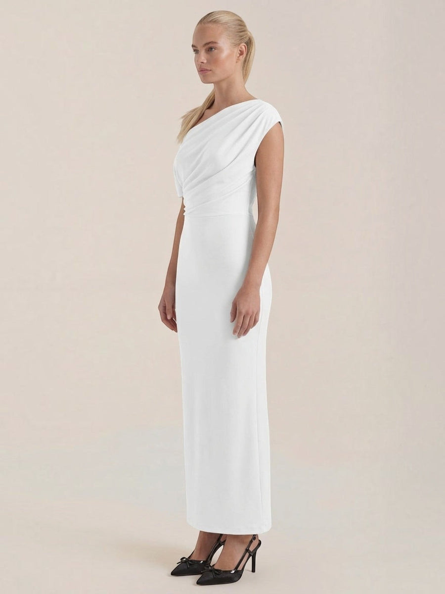 Candice One Shoulder Fitted Maxi Dress