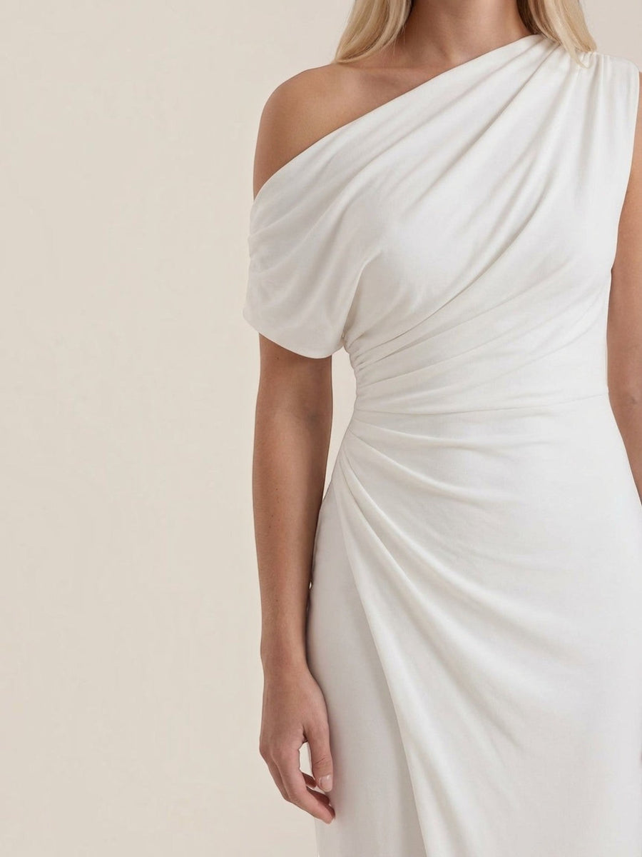 Candice One Shoulder Fitted Maxi Dress