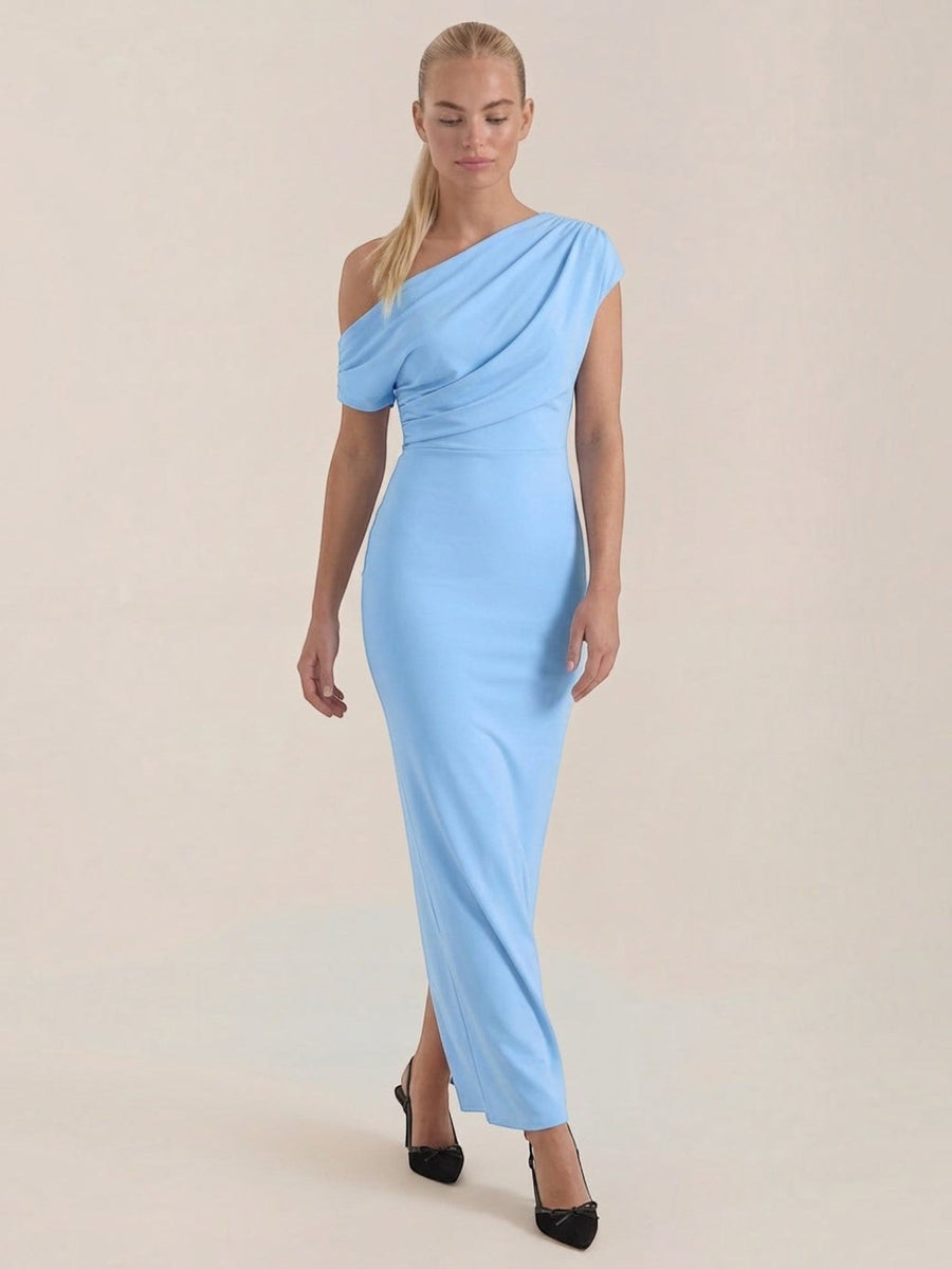 Candice One Shoulder Fitted Maxi Dress