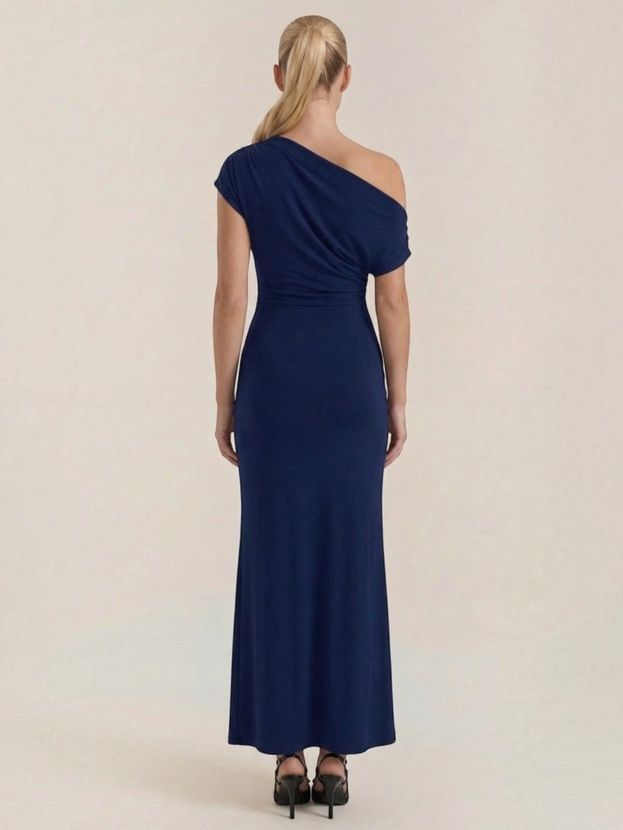 Candice One Shoulder Fitted Maxi Dress