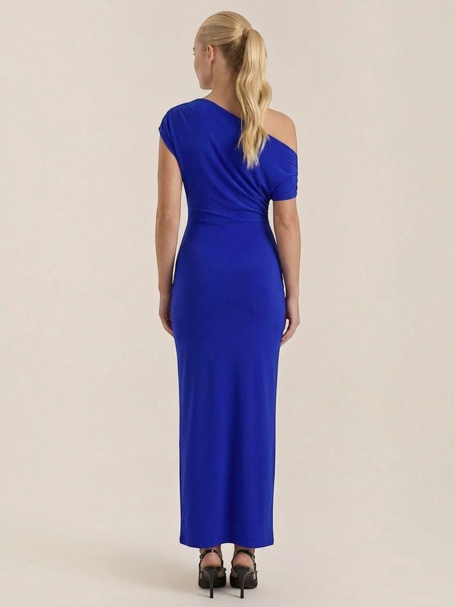 Candice One Shoulder Fitted Maxi Dress