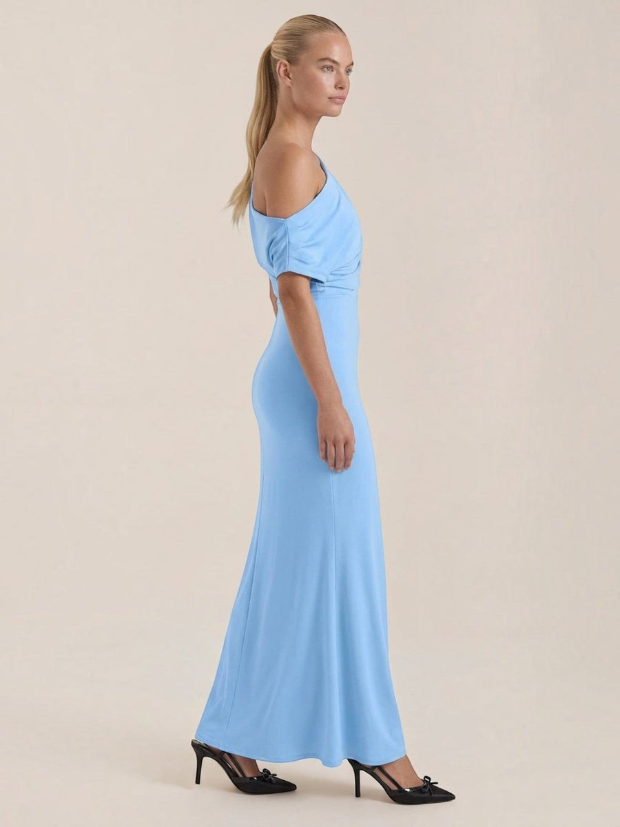 Candice One Shoulder Fitted Maxi Dress