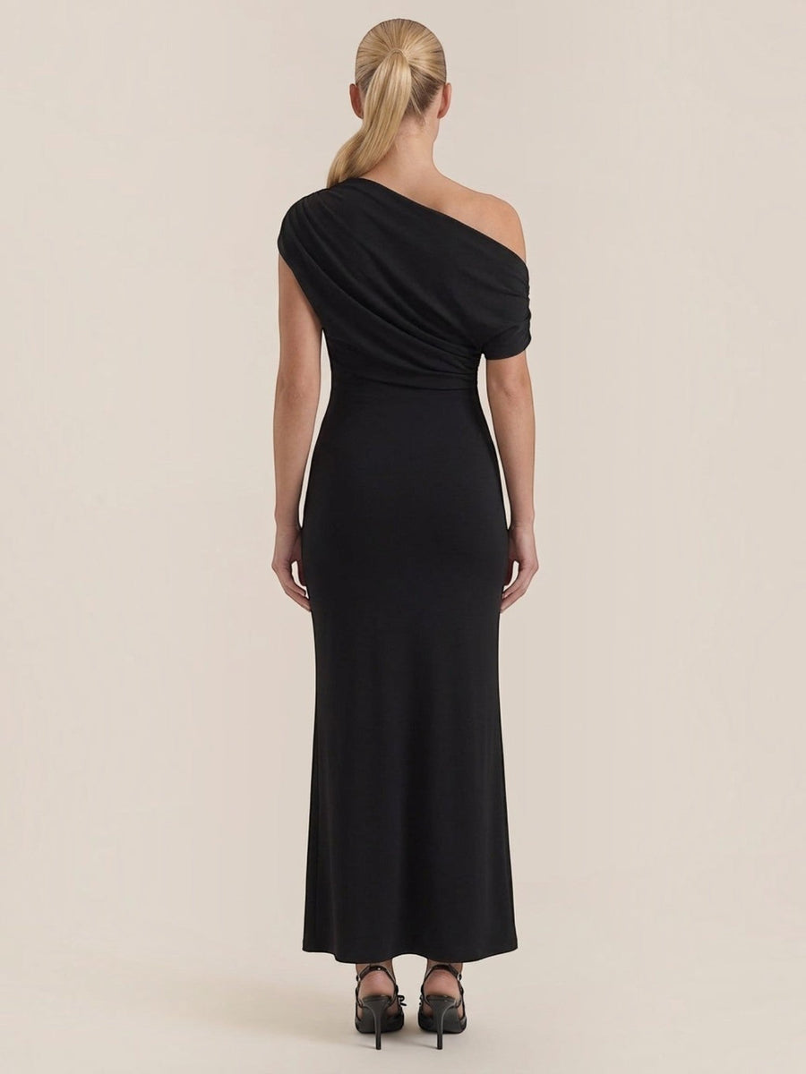 Candice One Shoulder Fitted Maxi Dress