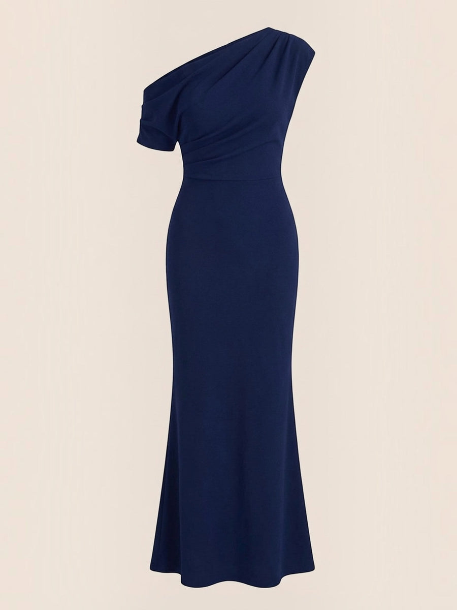 Candice One Shoulder Fitted Maxi Dress