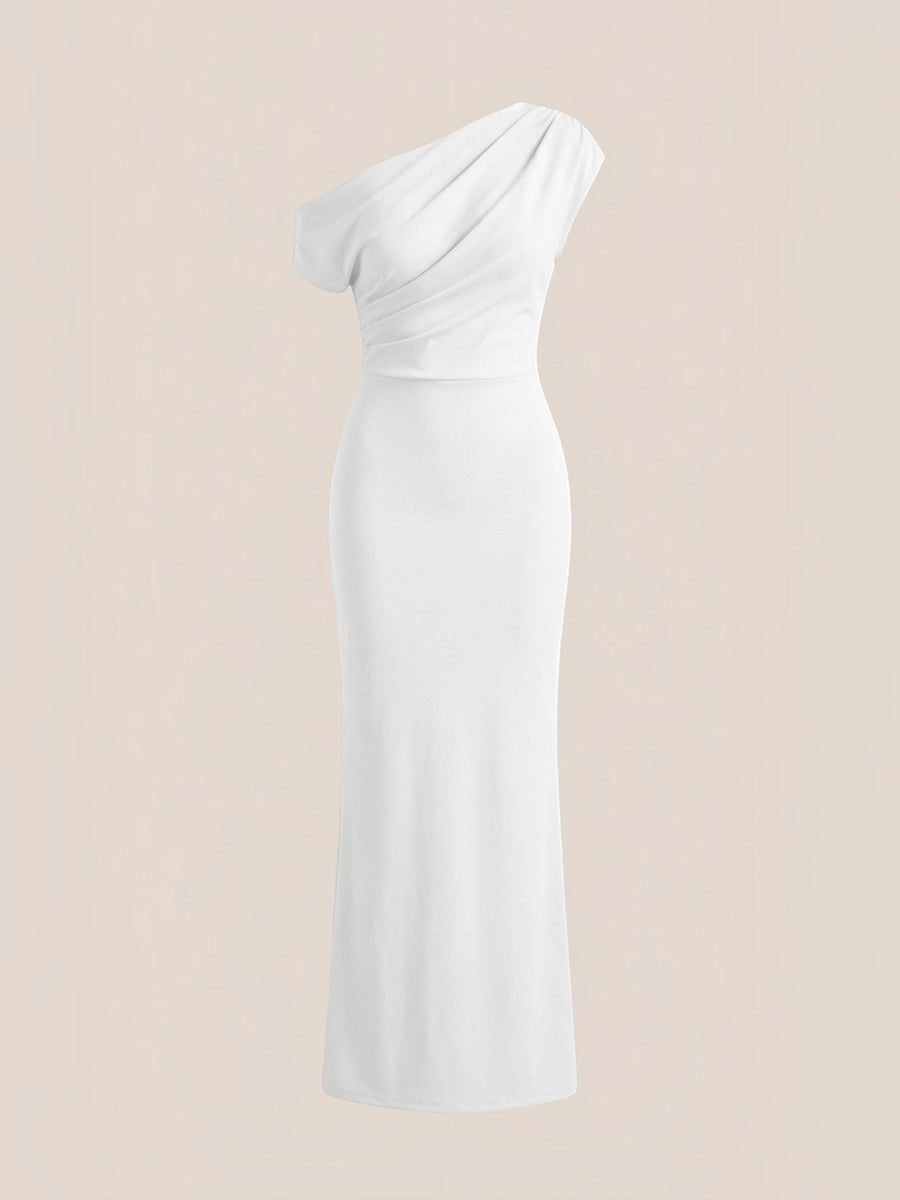 Candice One Shoulder Fitted Maxi Dress