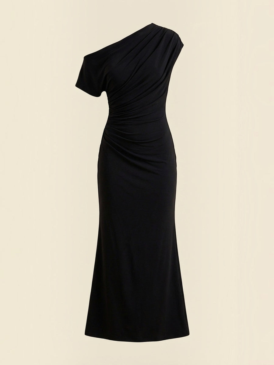 Candice One Shoulder Fitted Maxi Dress