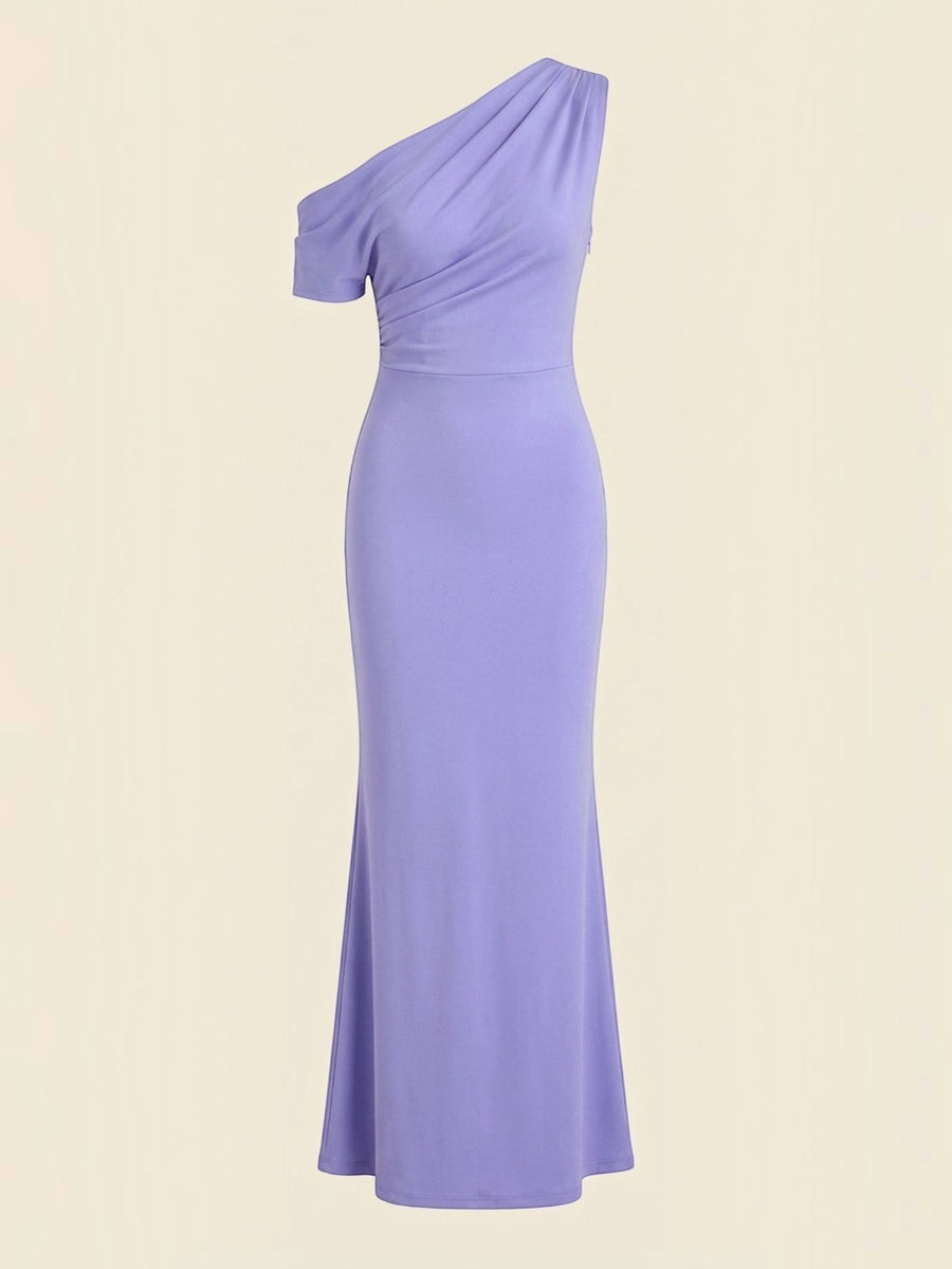Candice One Shoulder Fitted Maxi Dress