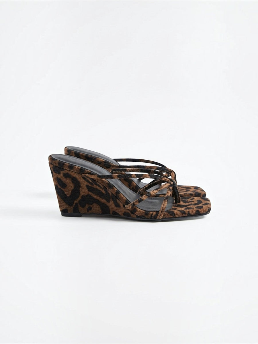 Carissa Wedge Heel Mules