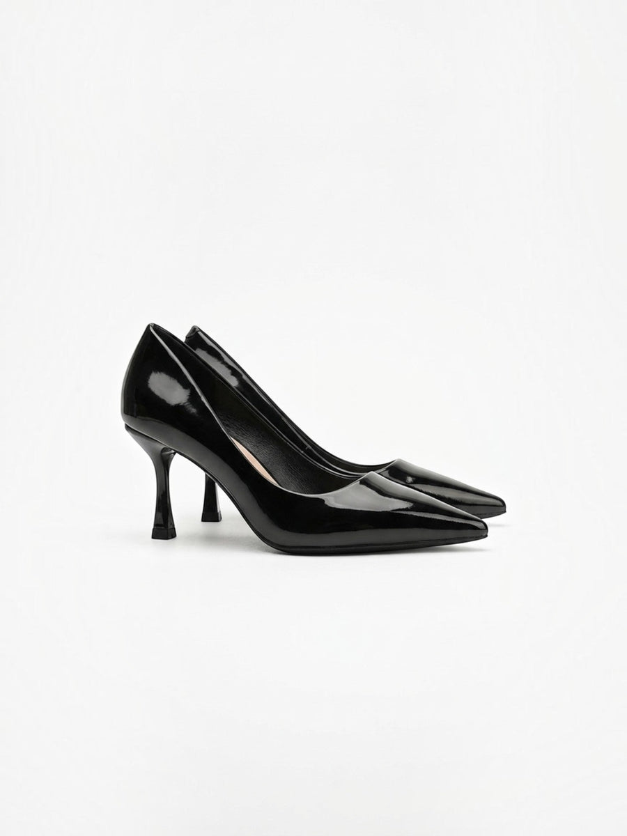 Lucetta Patent Pointed Toe Pumps
