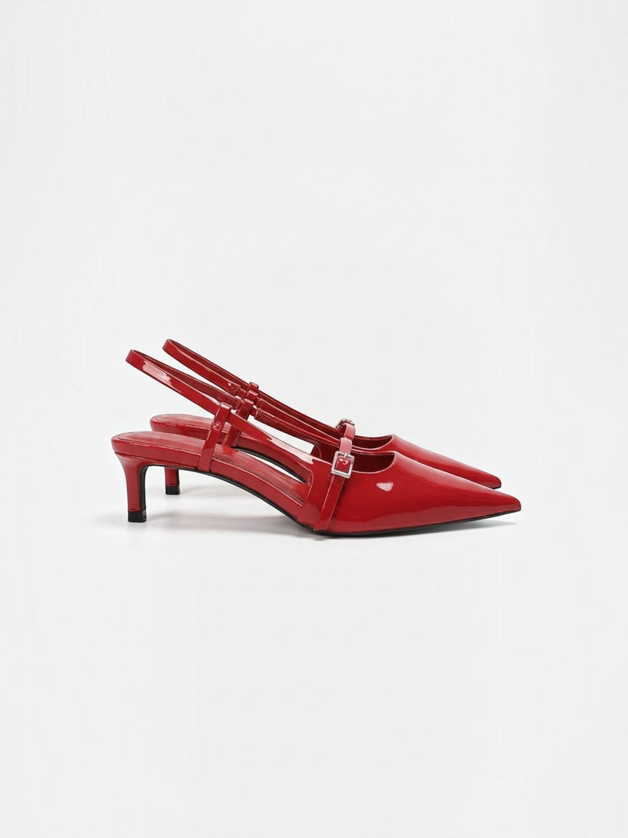 Tahlia Patent Slingback Pumps