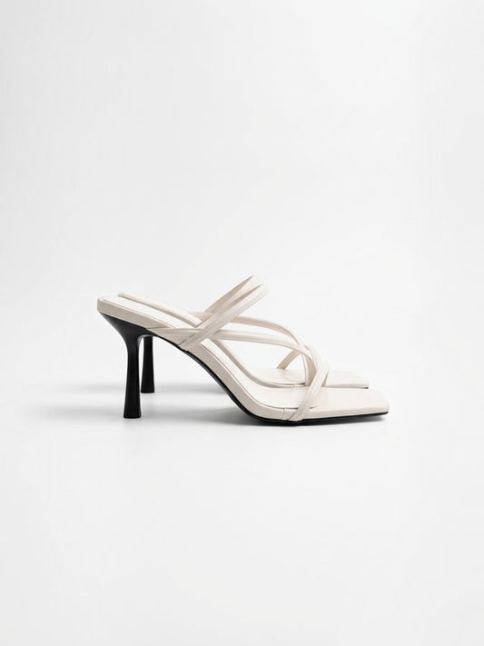 Valeska Strappy Heeled Mules