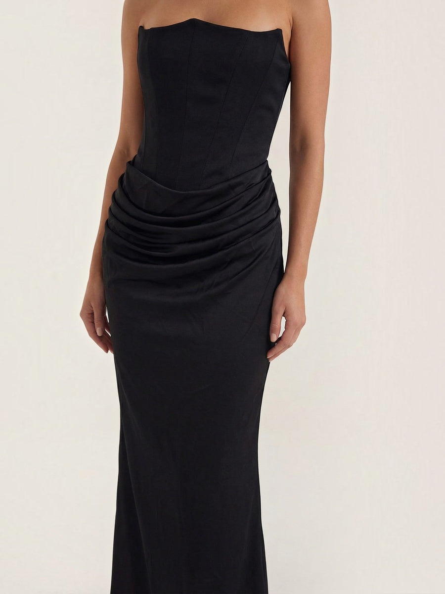 Fiorella Corset Style Bodycon Maxi Dress