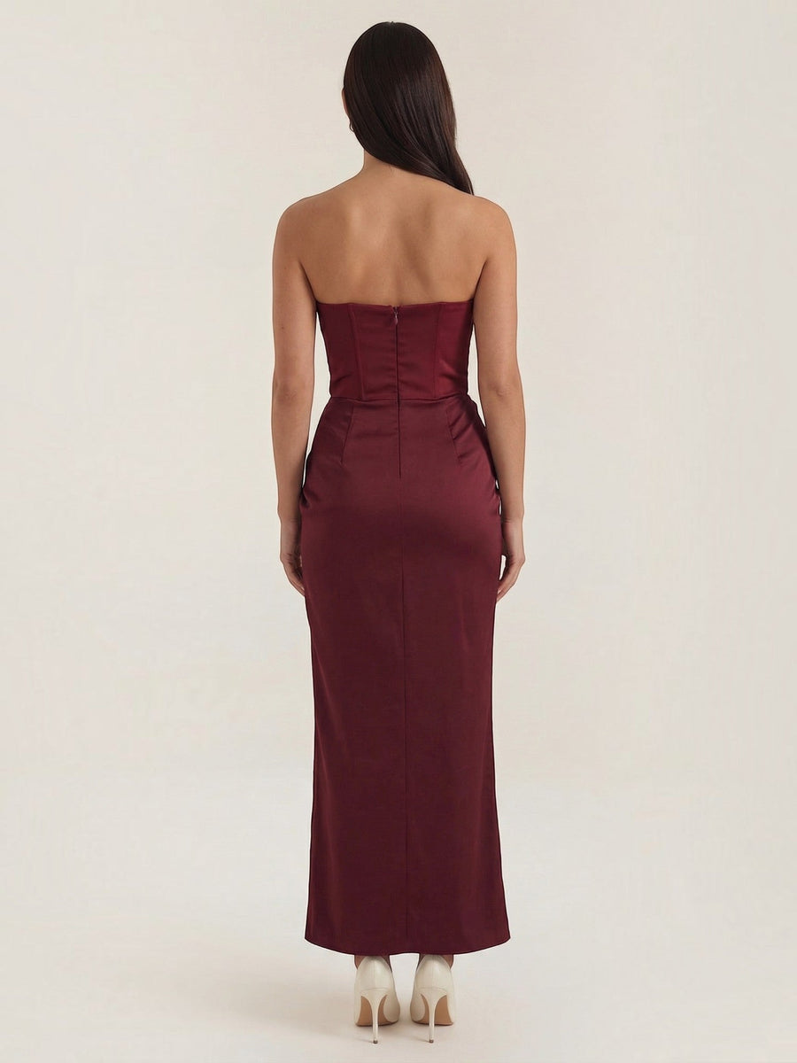 Fiorella Corset Style Bodycon Maxi Dress