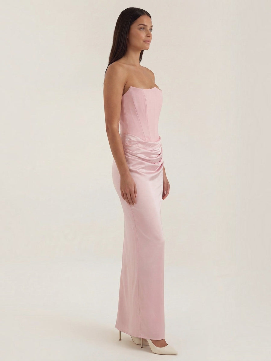 Fiorella Corset Style Bodycon Maxi Dress