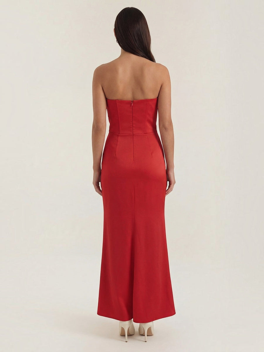 Fiorella Corset Style Bodycon Maxi Dress
